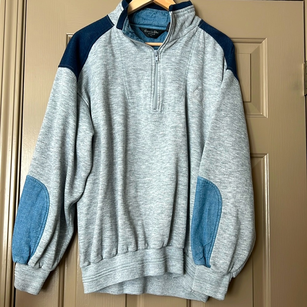 Vintage Christian Dior 1/4 zip Sweatshirt